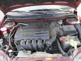 2003 TOYOTA COROLLA CE RED 1.8L MT Z16550